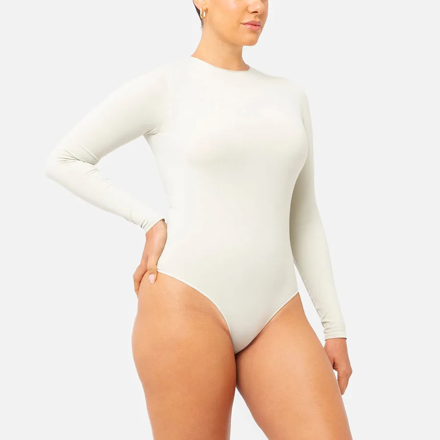 Bodysuit de manga larga Stretch