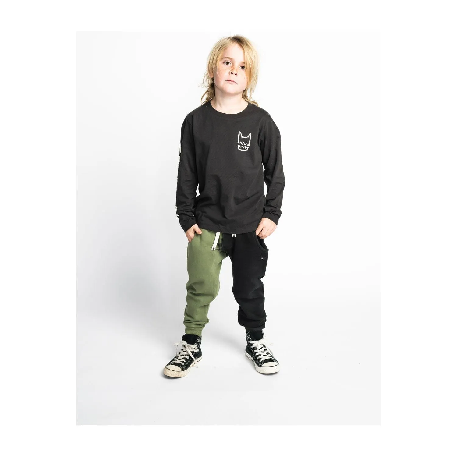 Bonesbrigade Ls Tee - Soft Black