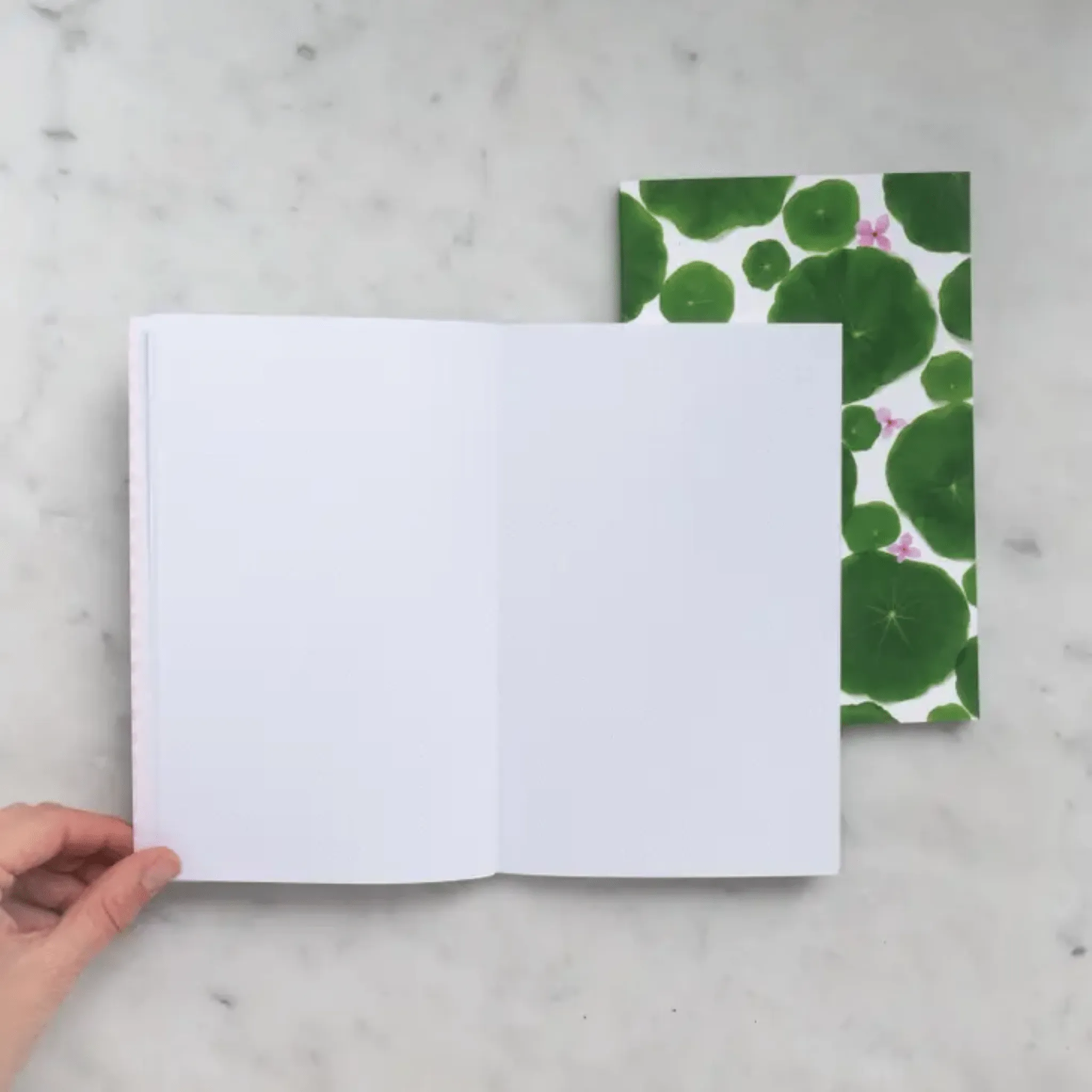 Bottle Branch Nasturtium Leaves Journal