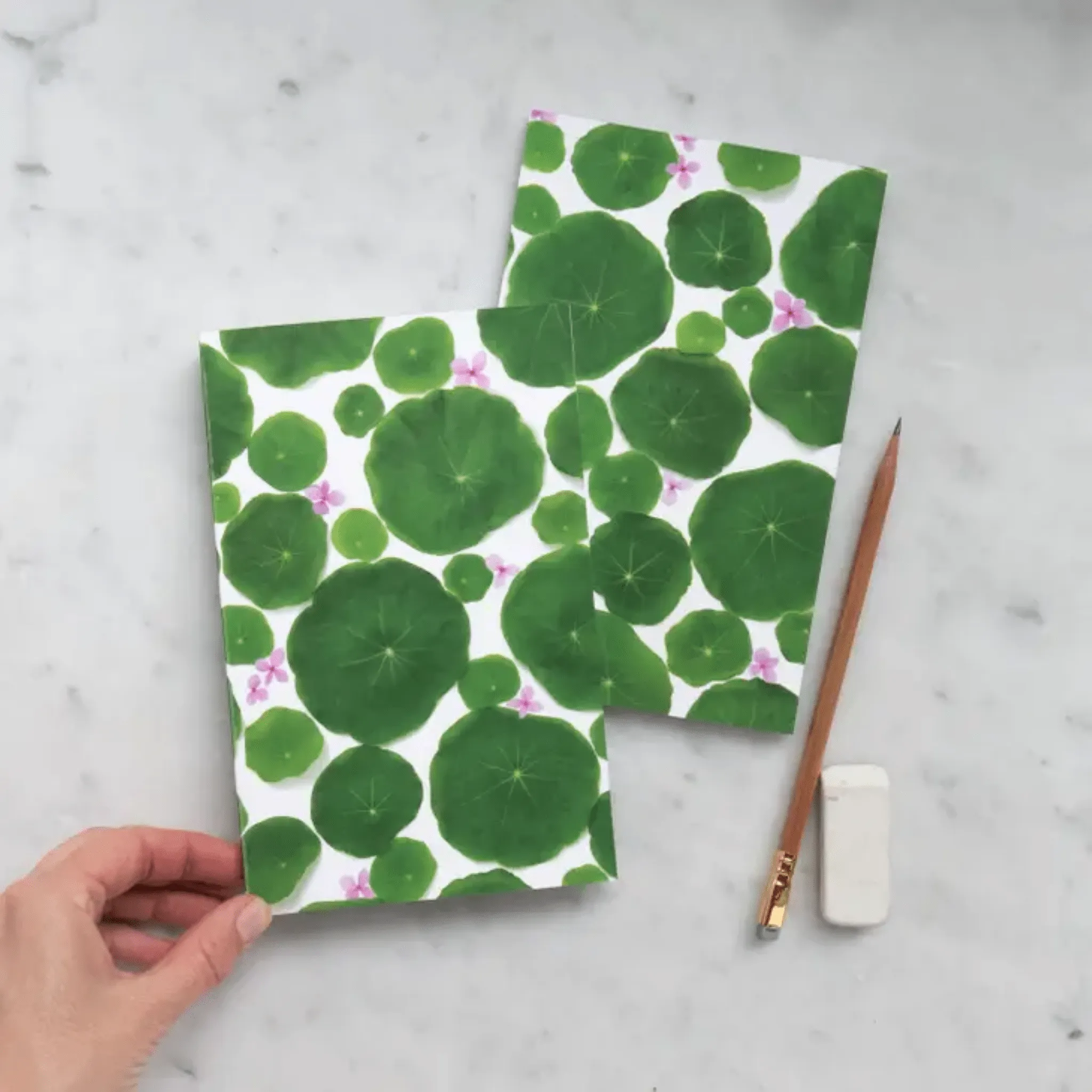 Bottle Branch Nasturtium Leaves Journal