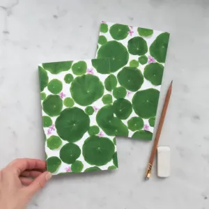 Bottle Branch Nasturtium Leaves Journal