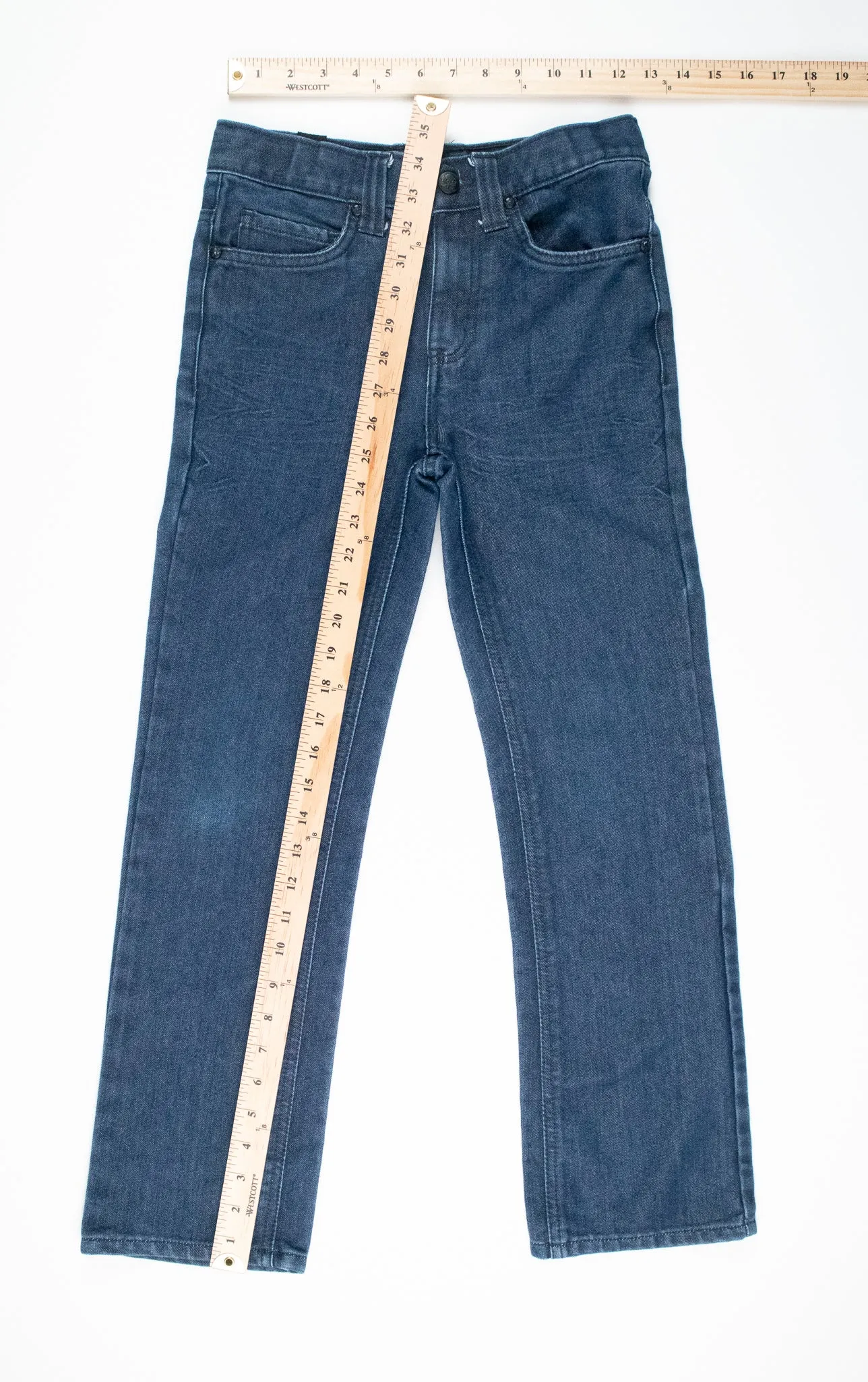 BOY SIZE 12 YEARS - TONY HAWK, Straight Fit Denim Jeans EUC B56