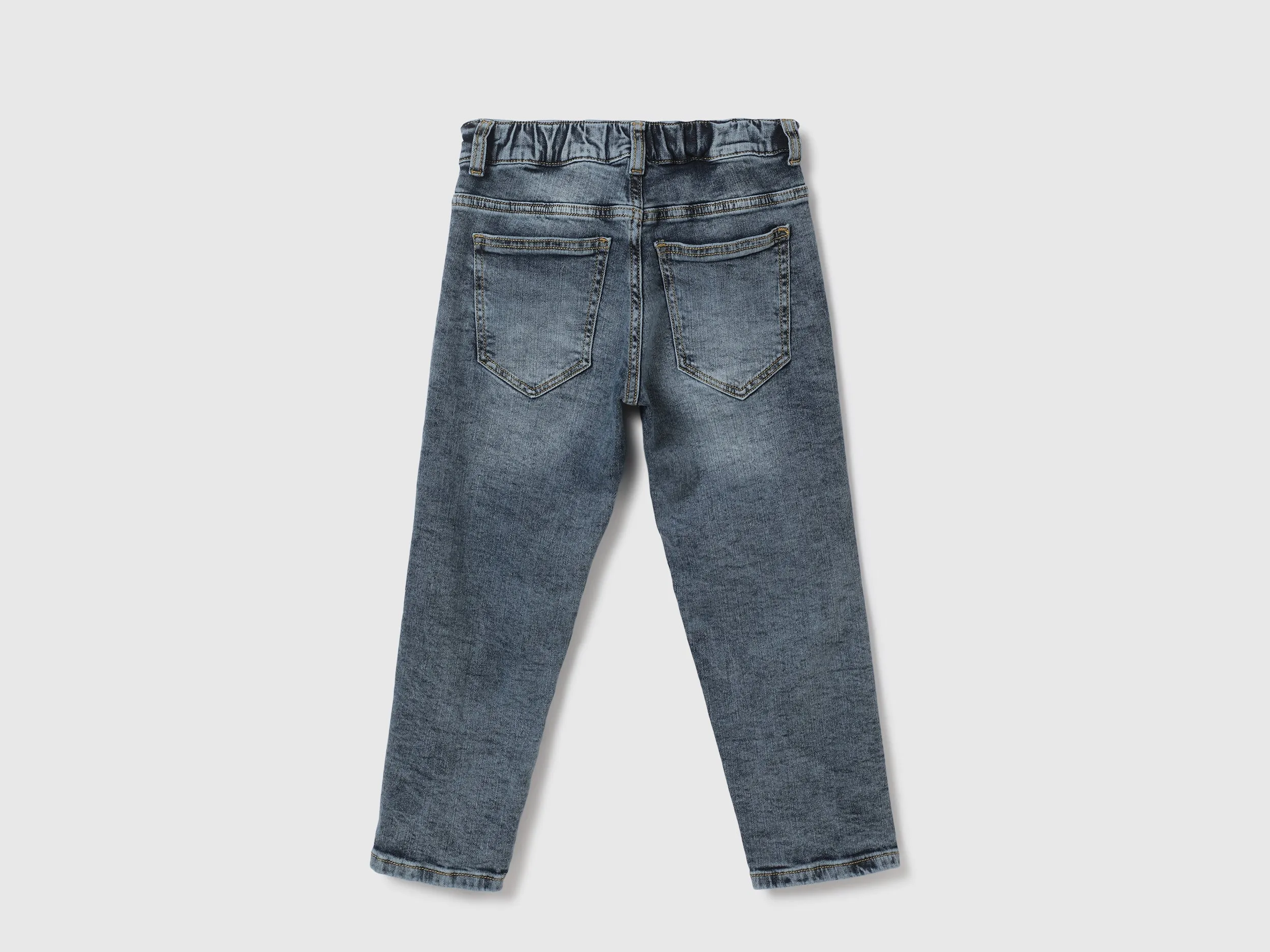 Boys Solid Loose Fit Jeans