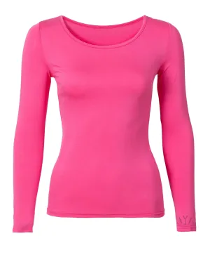 Bright Pink Long Sleeve Full Body Shirt