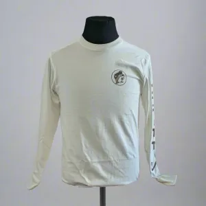 Buc-ee's White Long Sleeve Shirt with Sleeve Text