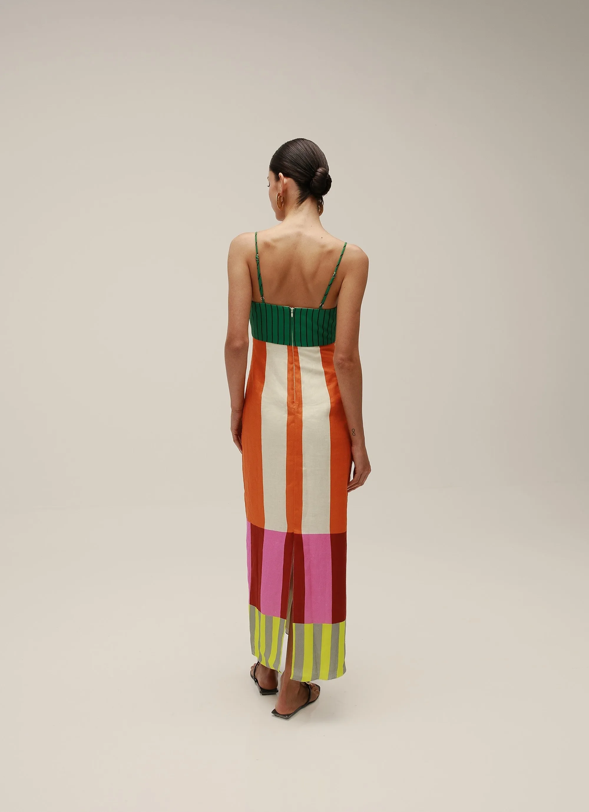 Cala de la Cruz Paloma Column Favorite Dress in Bengal Multi