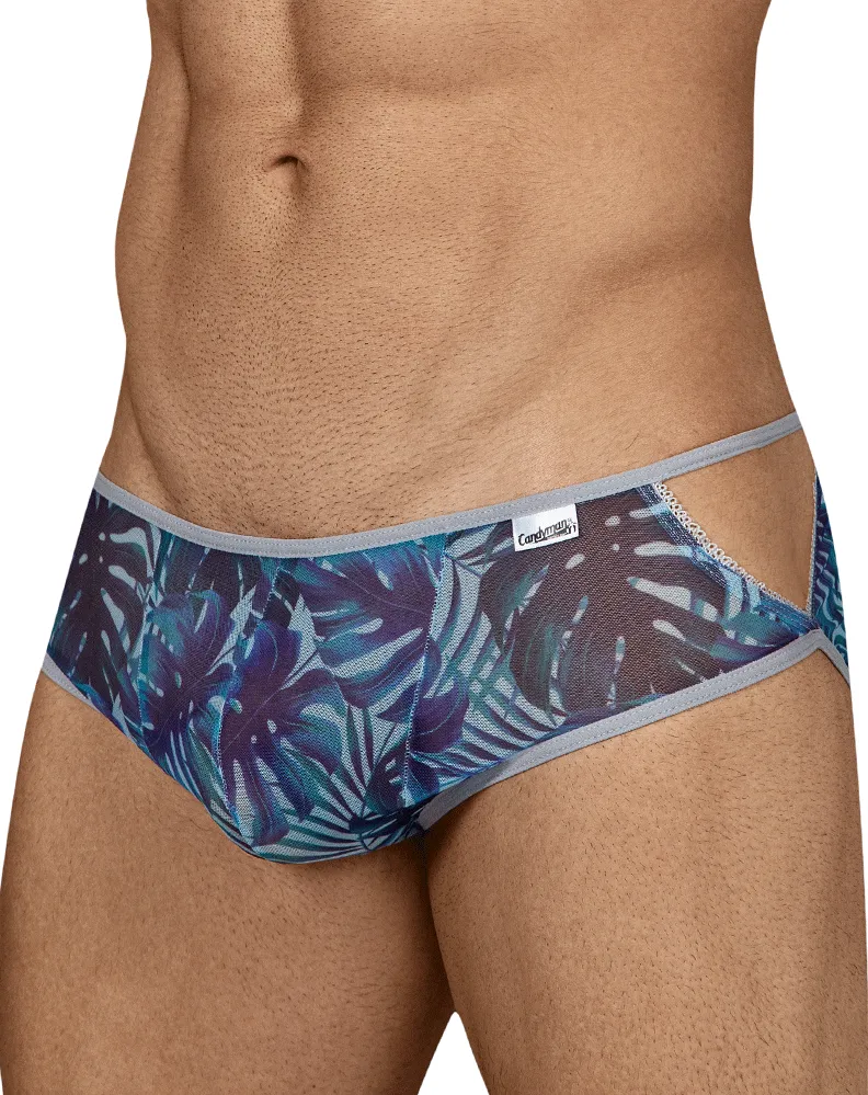 Candyman 99439 Floral Briefs Blue