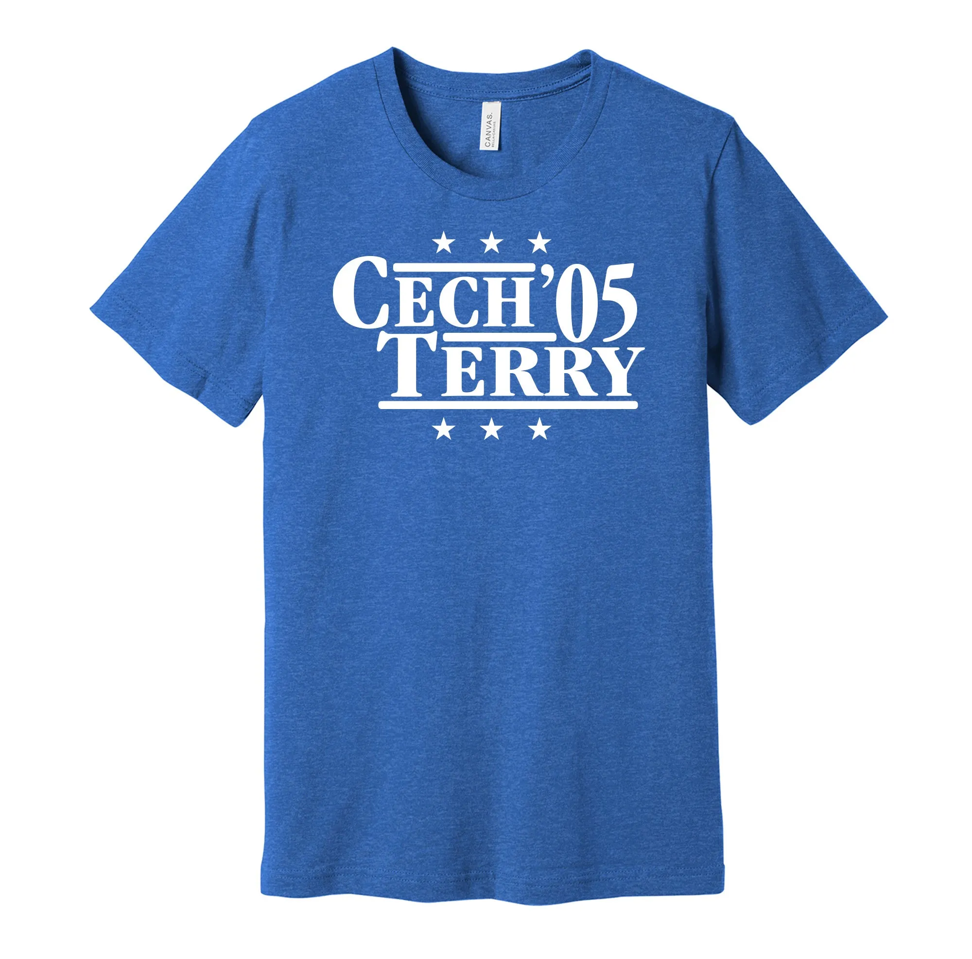 Cech & Terry '05 - London Football Legends Political Campaign Parody T-Shirt - Hyper Than Hype Shirts