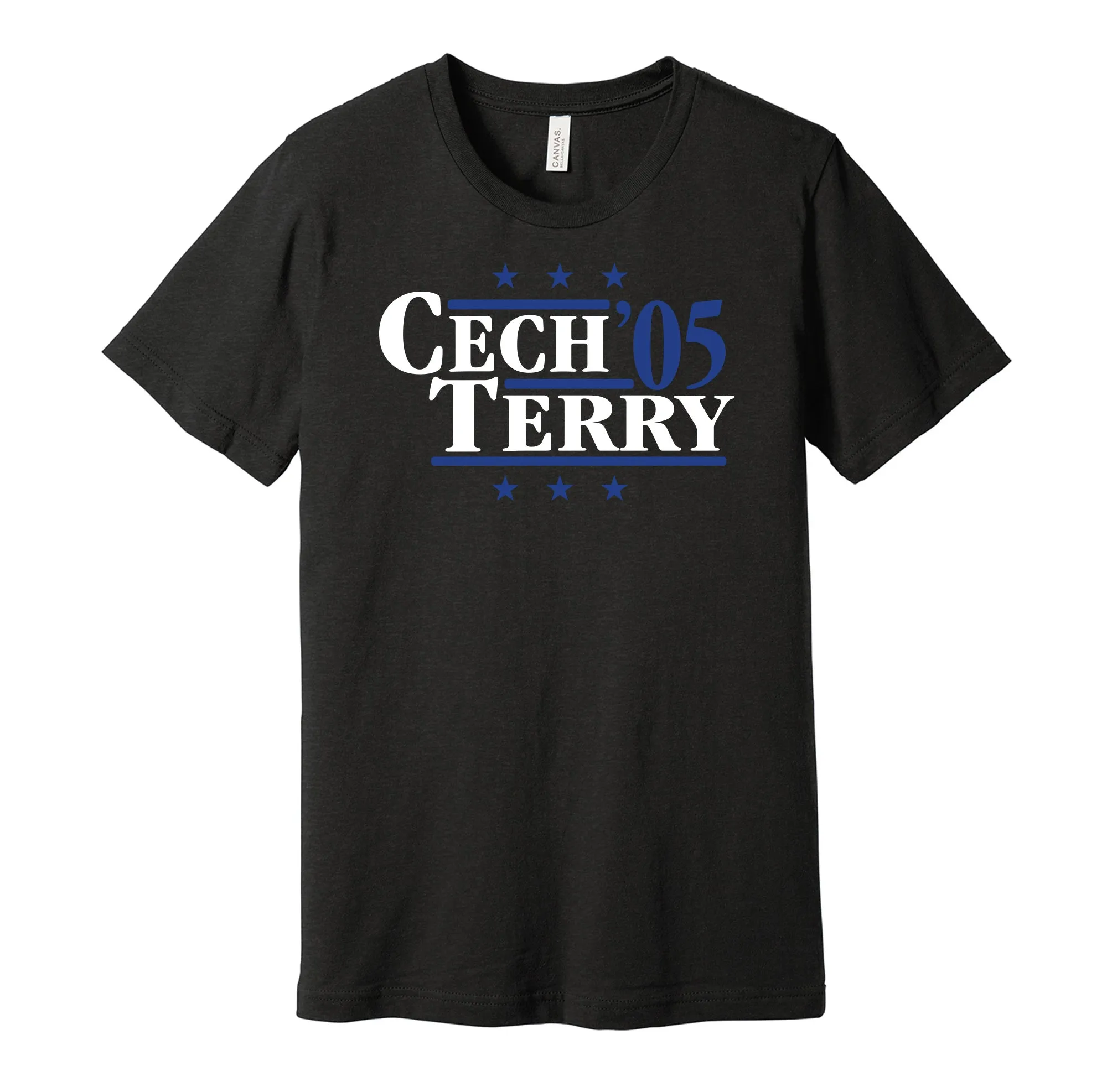 Cech & Terry '05 - London Football Legends Political Campaign Parody T-Shirt - Hyper Than Hype Shirts