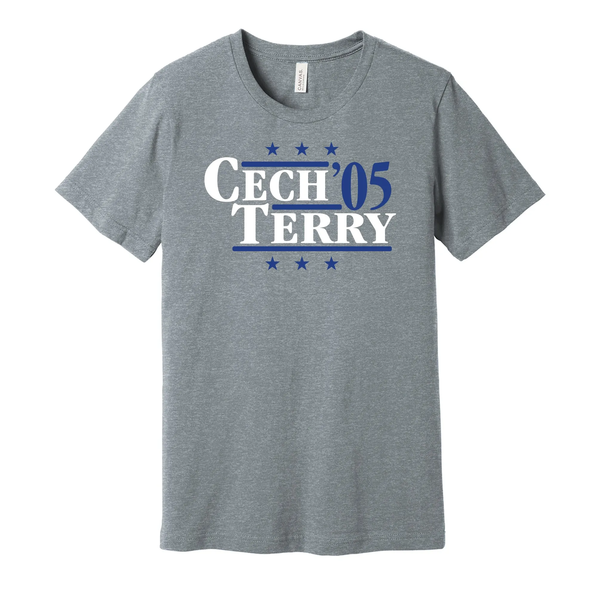 Cech & Terry '05 - London Football Legends Political Campaign Parody T-Shirt - Hyper Than Hype Shirts