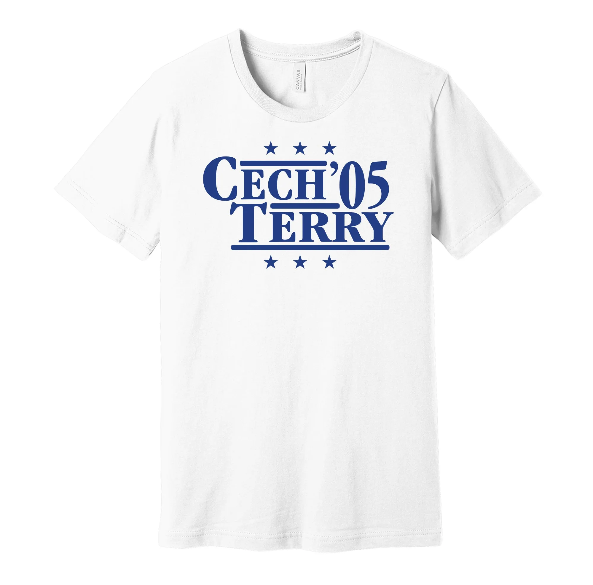 Cech & Terry '05 - London Football Legends Political Campaign Parody T-Shirt - Hyper Than Hype Shirts
