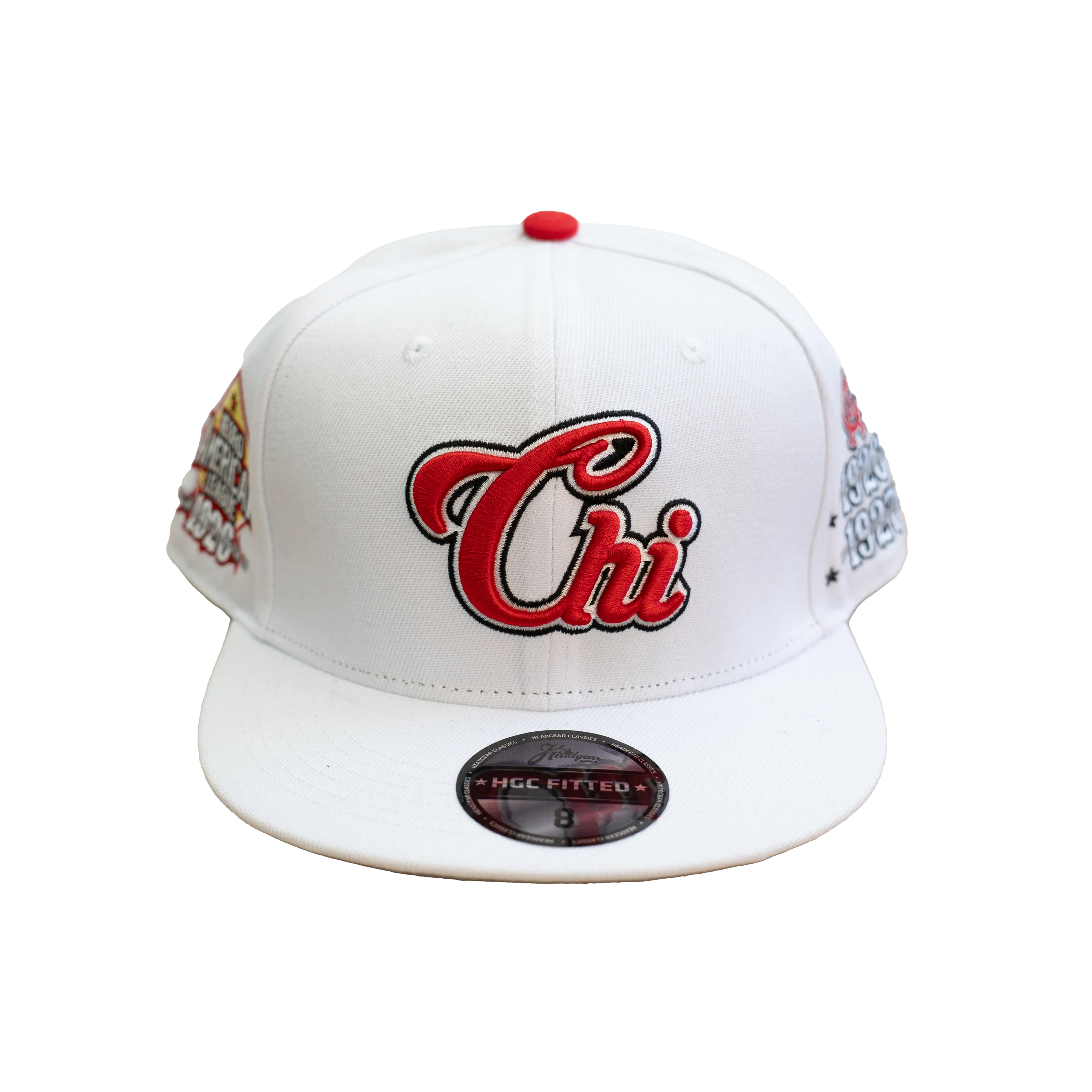CHICAGO AMERICAN GIANTS LEAGUE CHAMPS FITTED HAT (WHITE)