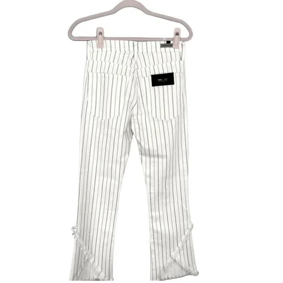Citizens of Humanity Drew Fray High-Rise Crop Flare Jeans size 25
