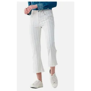 Citizens of Humanity Drew Fray High-Rise Crop Flare Jeans size 25