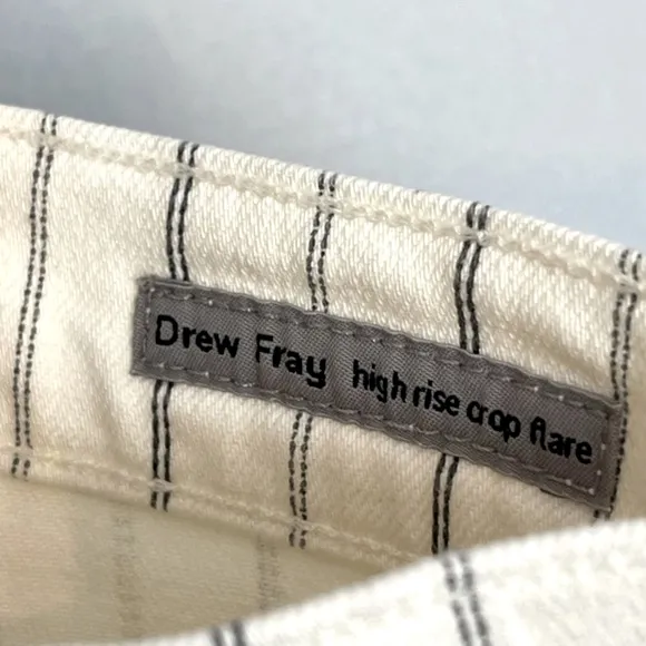 Citizens of Humanity Drew Fray High-Rise Crop Flare Jeans size 25