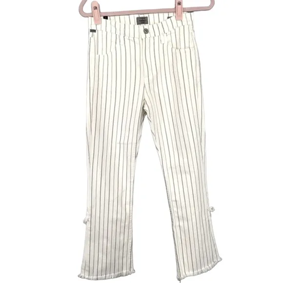 Citizens of Humanity Drew Fray High-Rise Crop Flare Jeans size 25