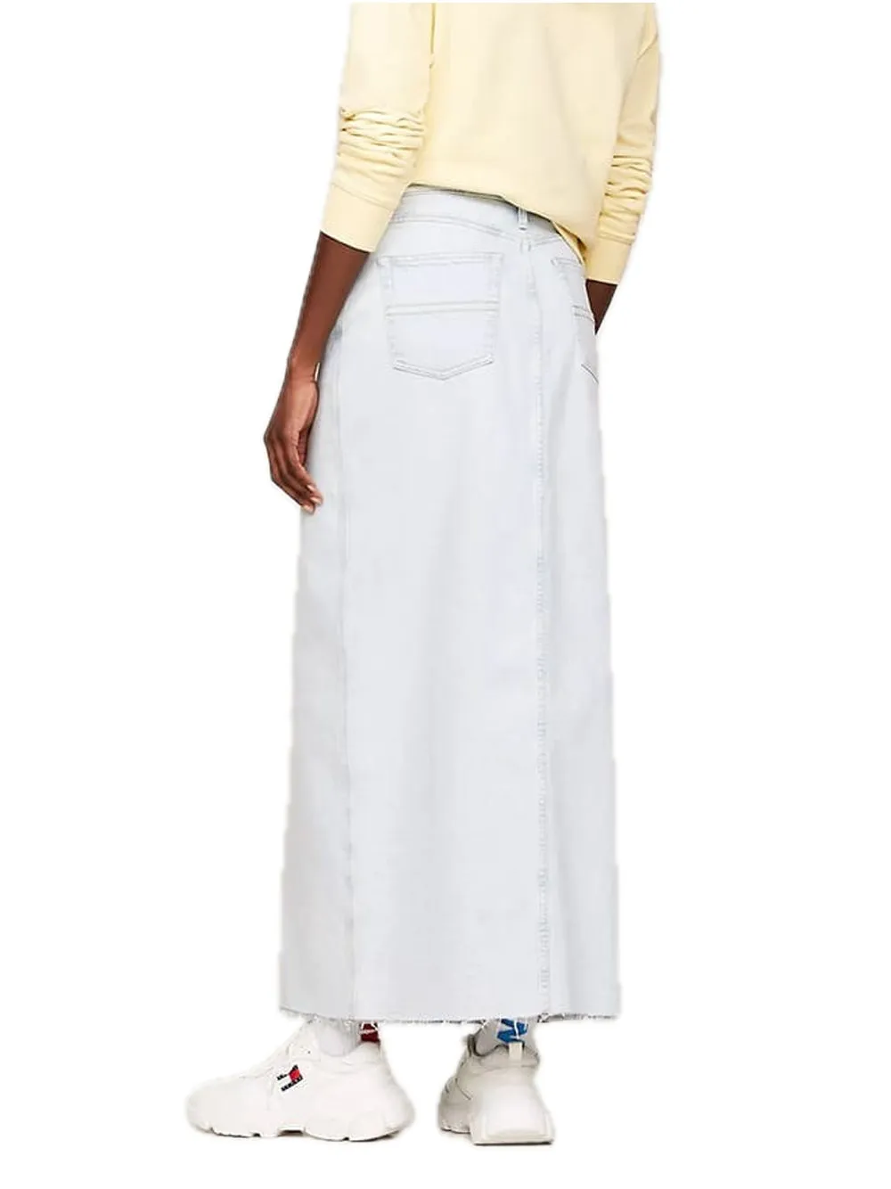 Claire High Maxi Skirt - Denim Light