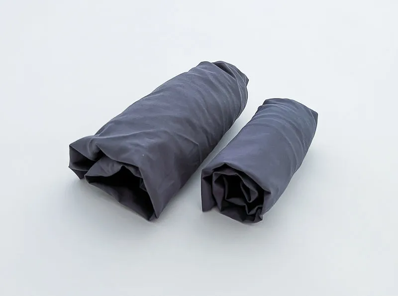 Coal Gray Crib Fitted Sheet