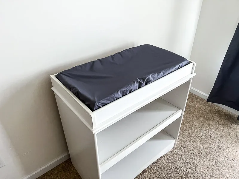 Coal Gray Crib Fitted Sheet
