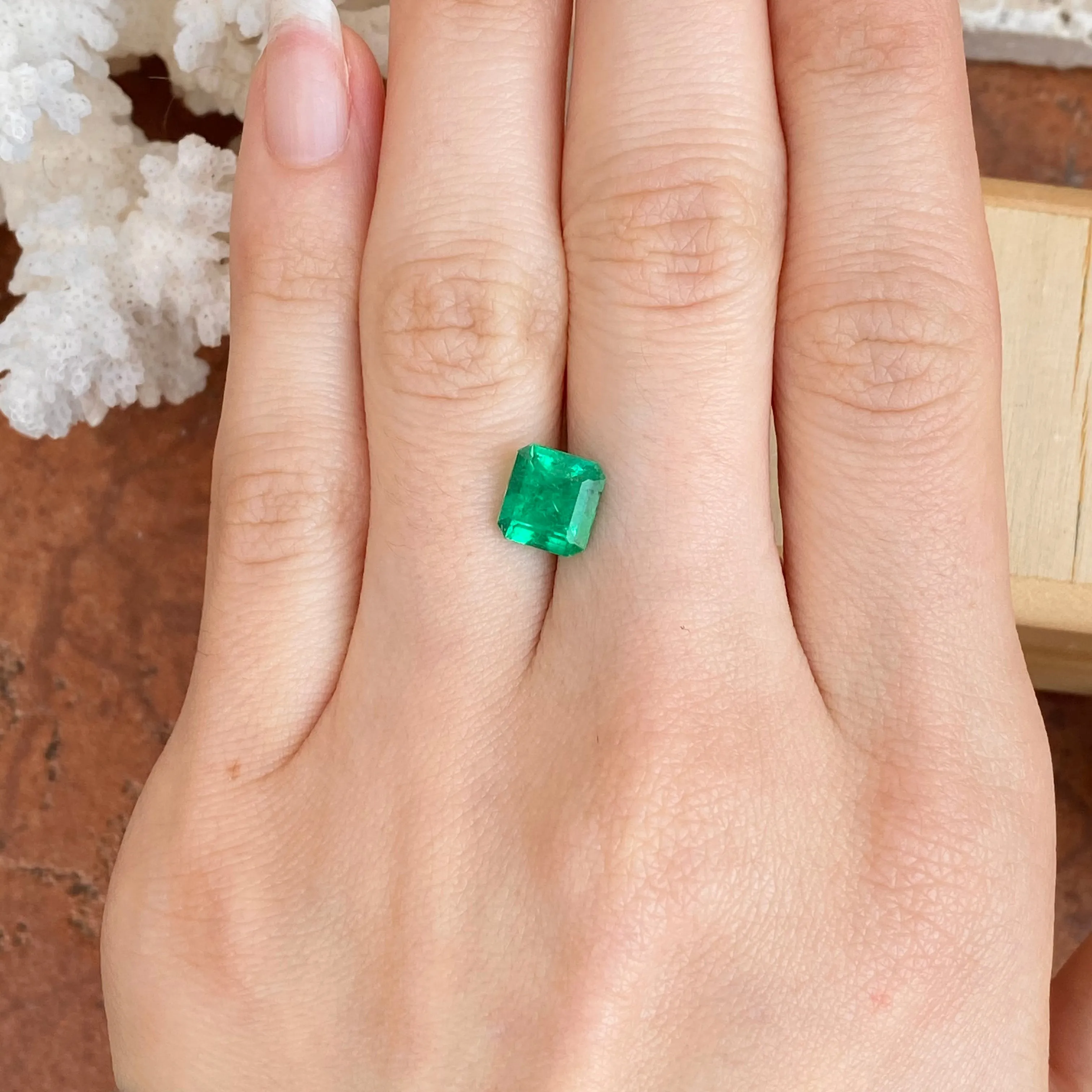 Colombian Emerald-Cut Loose Emerald 2.26 CT