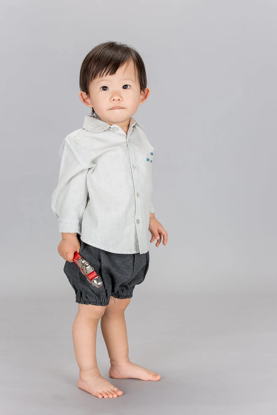 Corduroy Bloomer, Charcoal