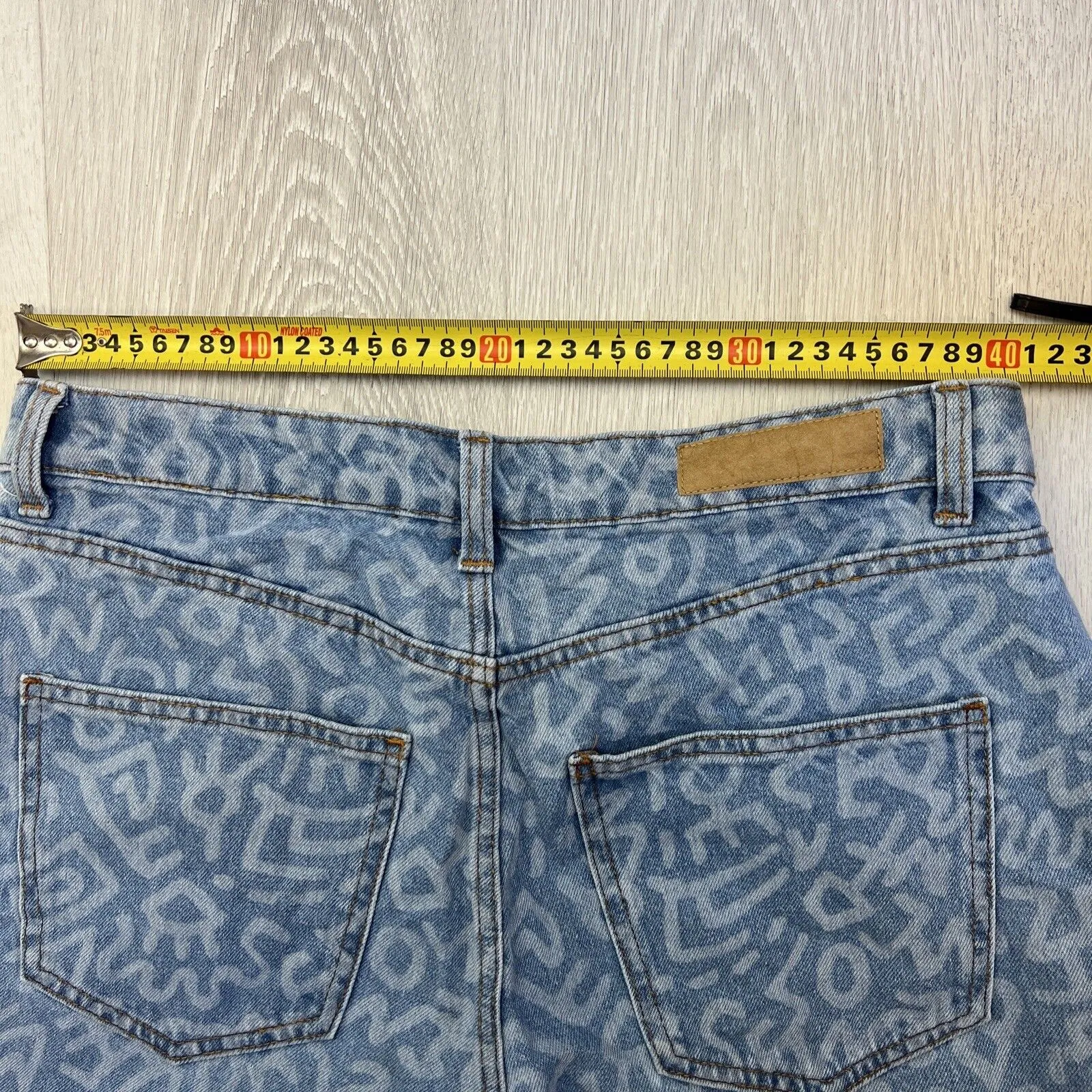 Cotton On x Keith Haring Womens Loose Straight Denim Jeans Size 14