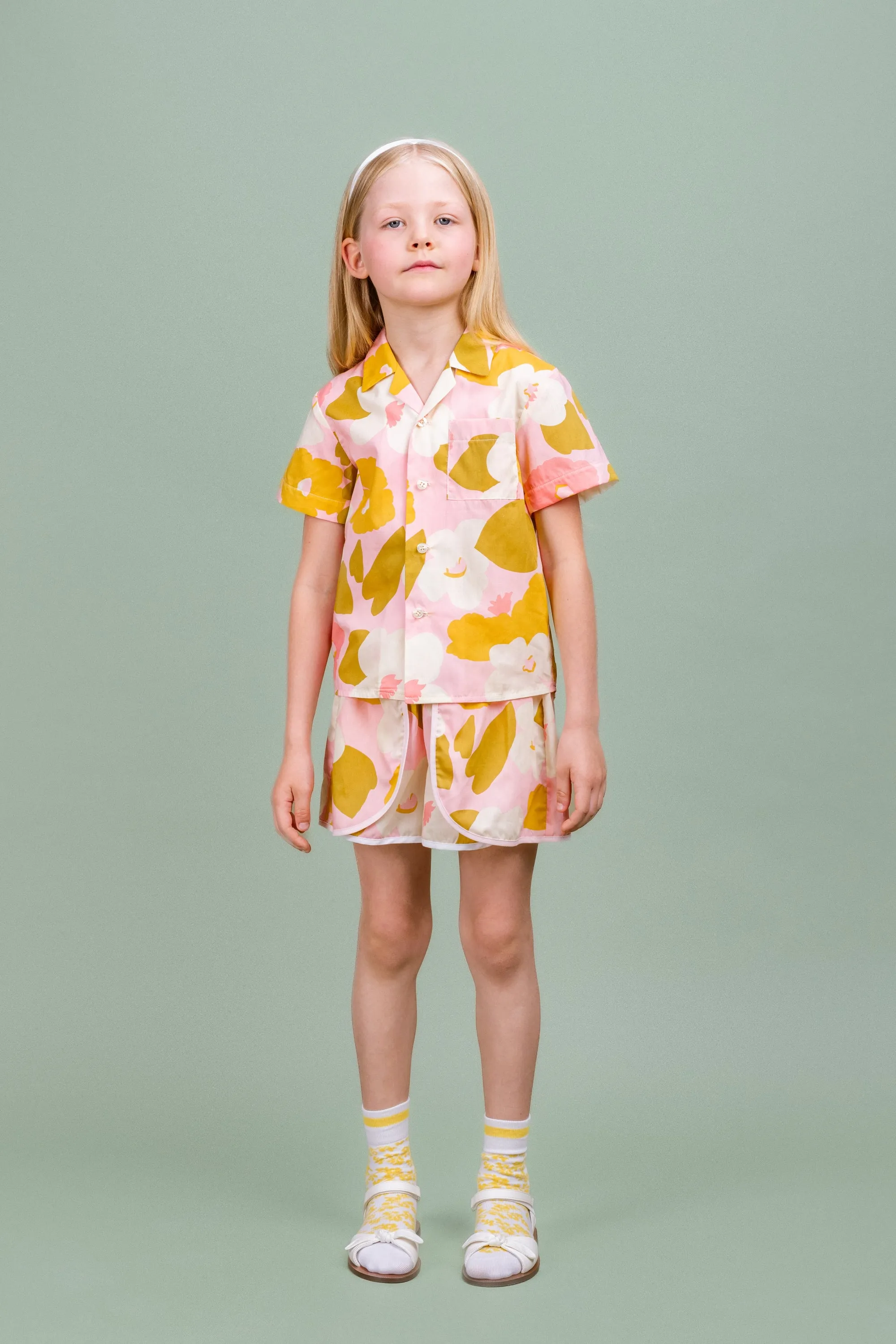 Cotton Shirt Happy, Pink