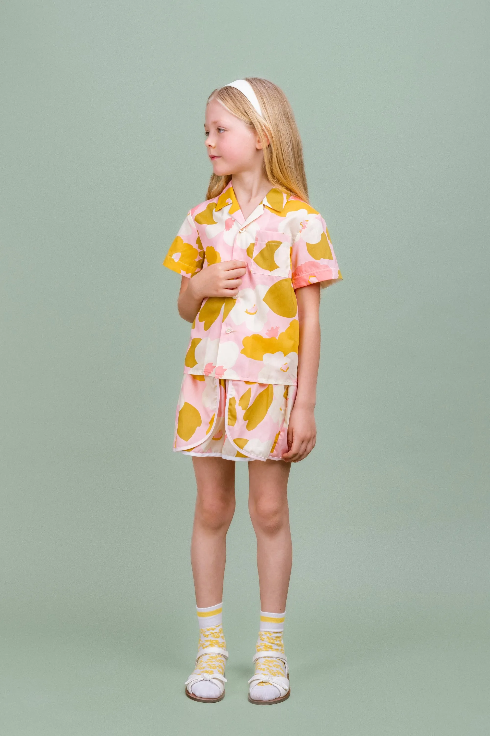 Cotton Shirt Happy, Pink