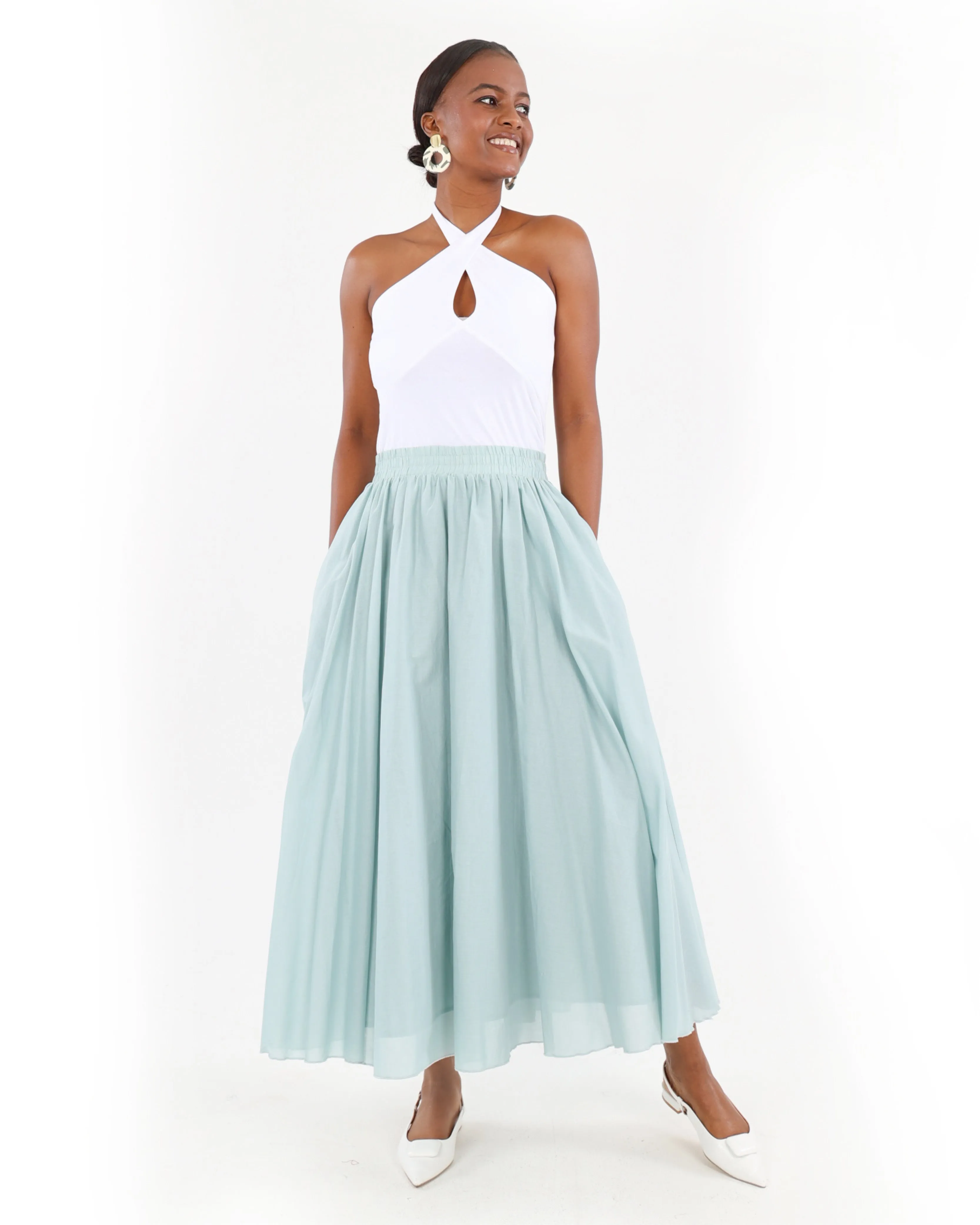 Cotton Voile Circle Skirt