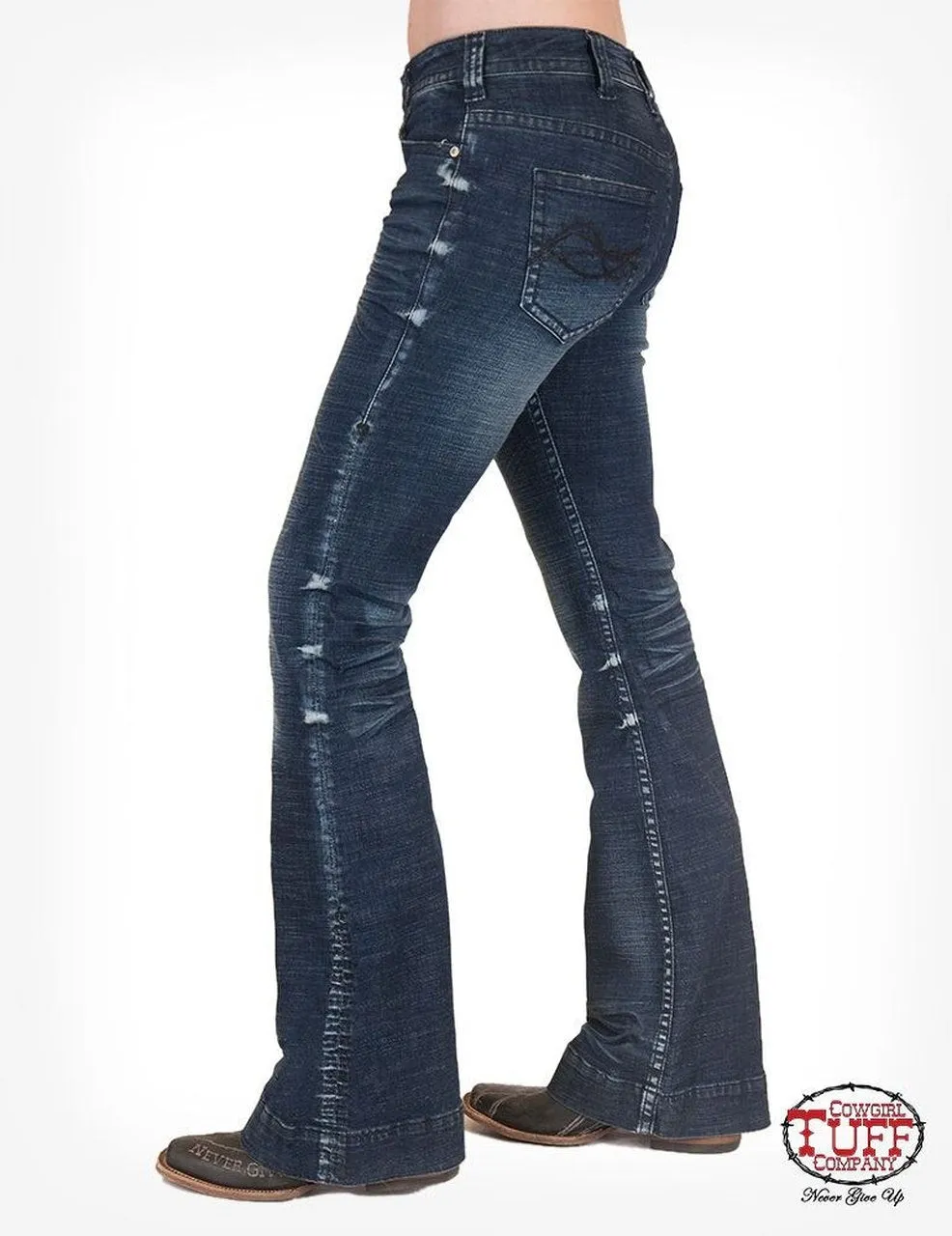 Cowgirl Tuff Sapphire Trouser Jeans