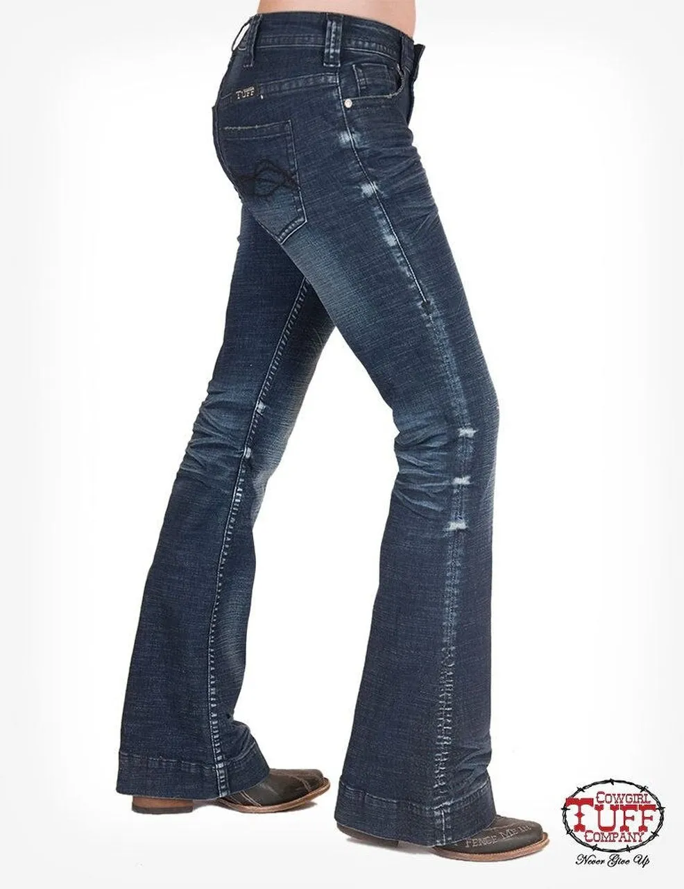 Cowgirl Tuff Sapphire Trouser Jeans
