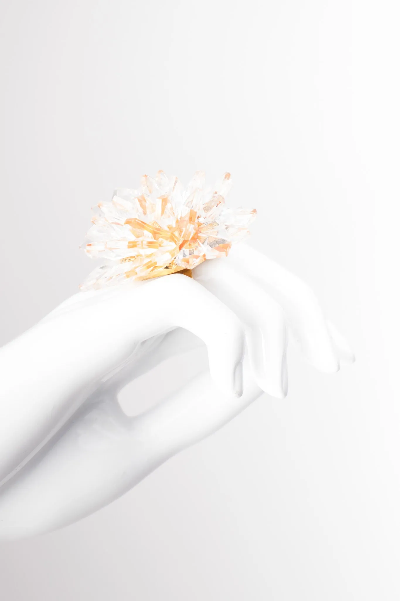 Crystal Stalactite Cocktail Ring