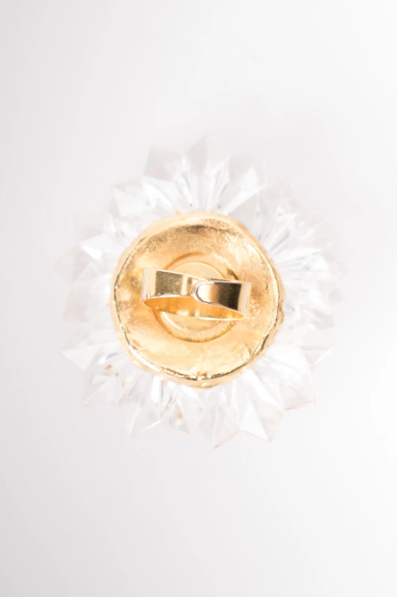 Crystal Stalactite Cocktail Ring