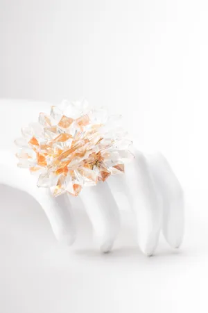 Crystal Stalactite Cocktail Ring