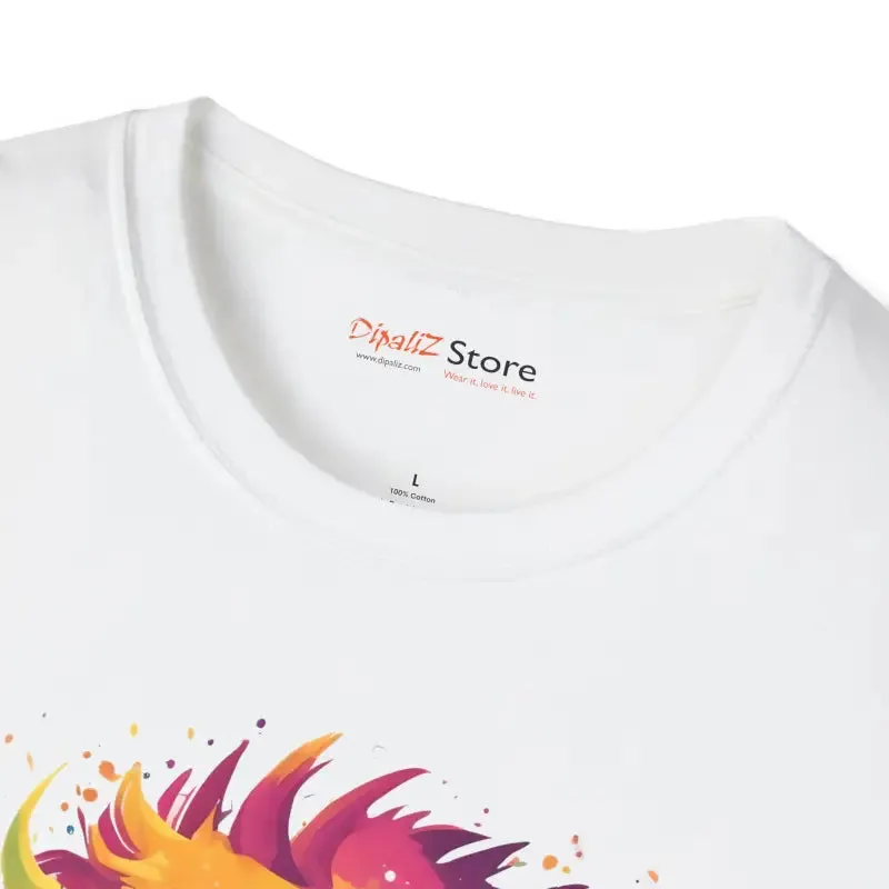 Cute Colorful Monster Softstyle t Shirt for Comfy Fun