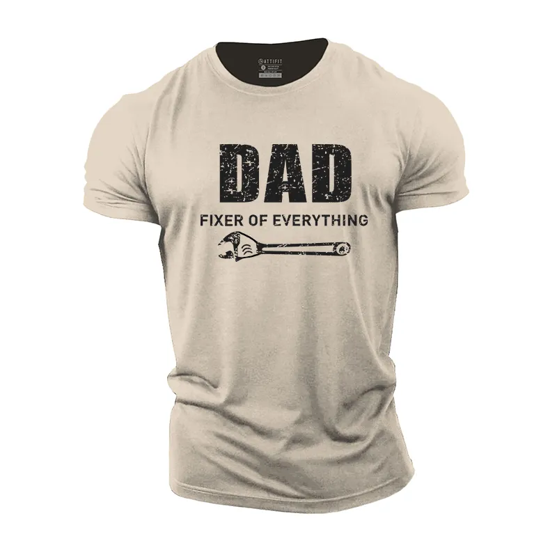 Dad Fixer of Everything Cotton T-Shirt