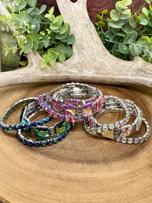 Darrington Set of 3 Rhinestone Stretch Bracelets