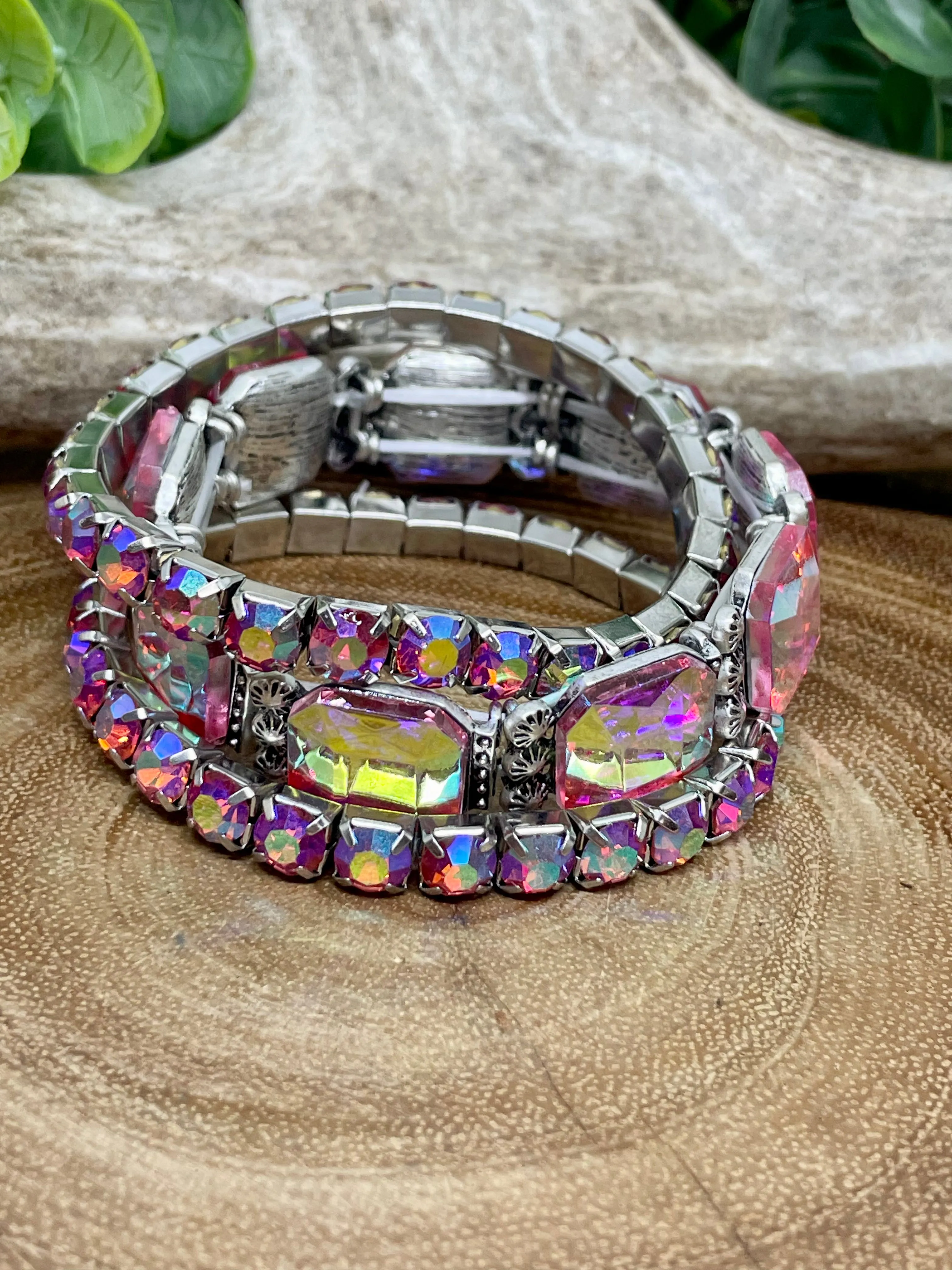 Darrington Set of 3 Rhinestone Stretch Bracelets