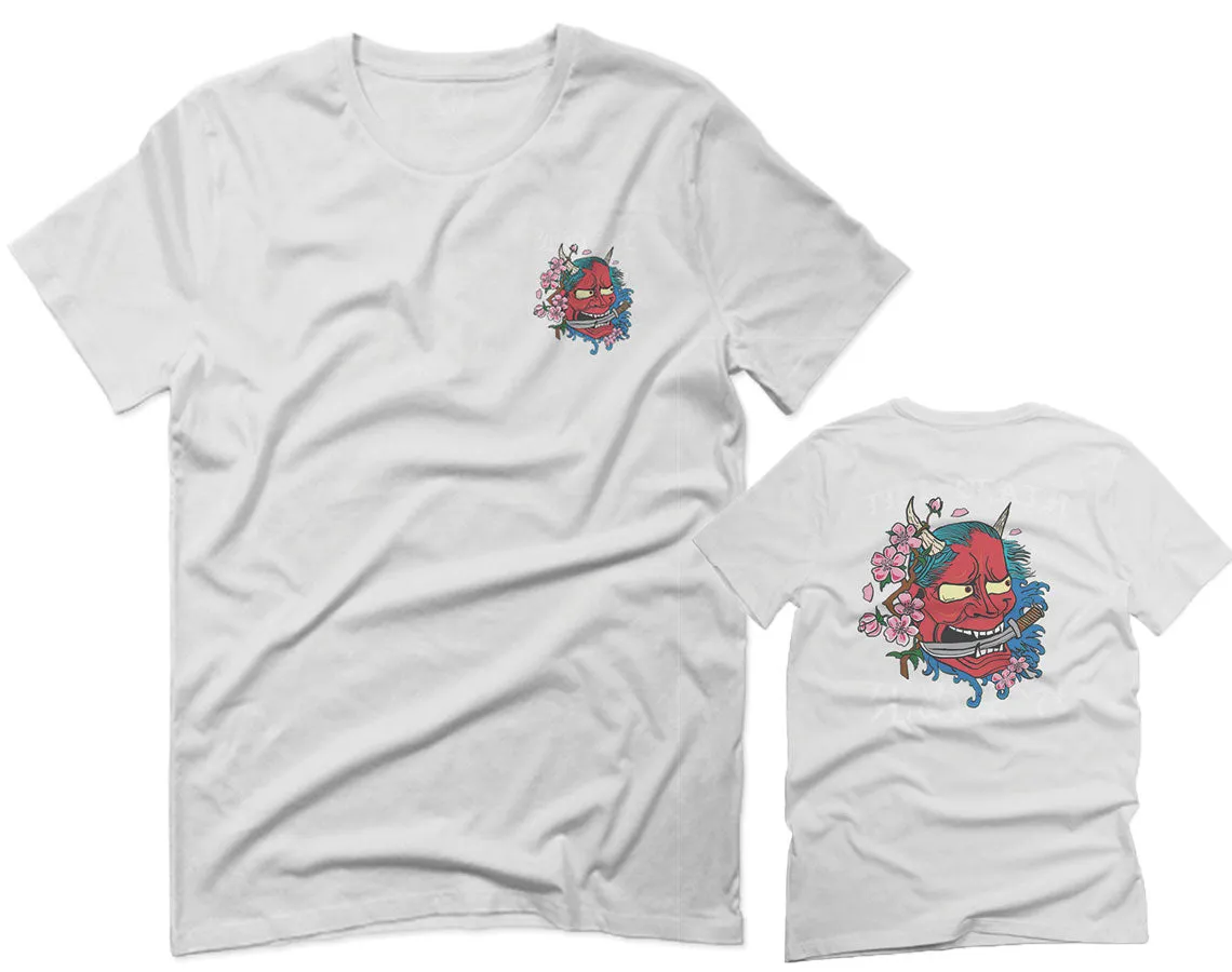 Demon Graphic Traditional Japanese Till Death For men T Shirt