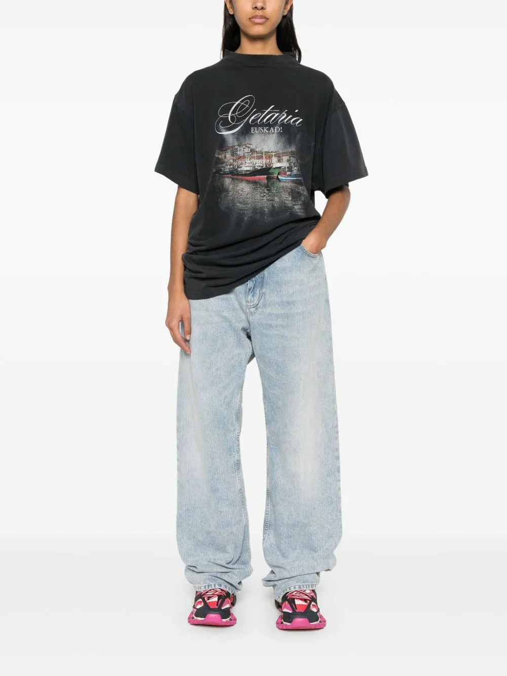 Denim cotton jeans