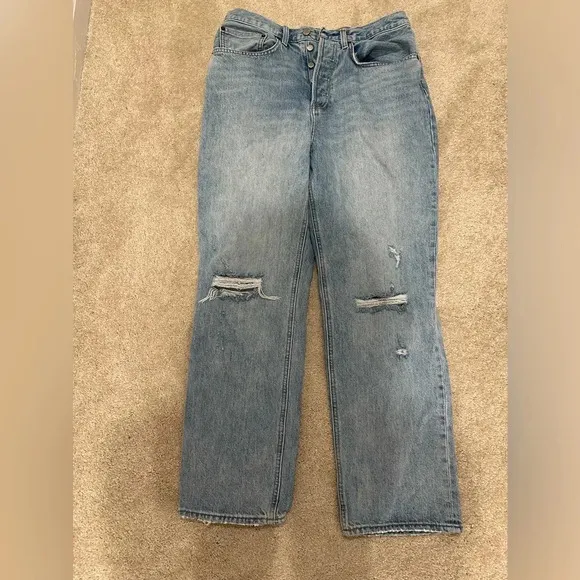 Denim Forum The Joni High Rise Loose 29L size 31