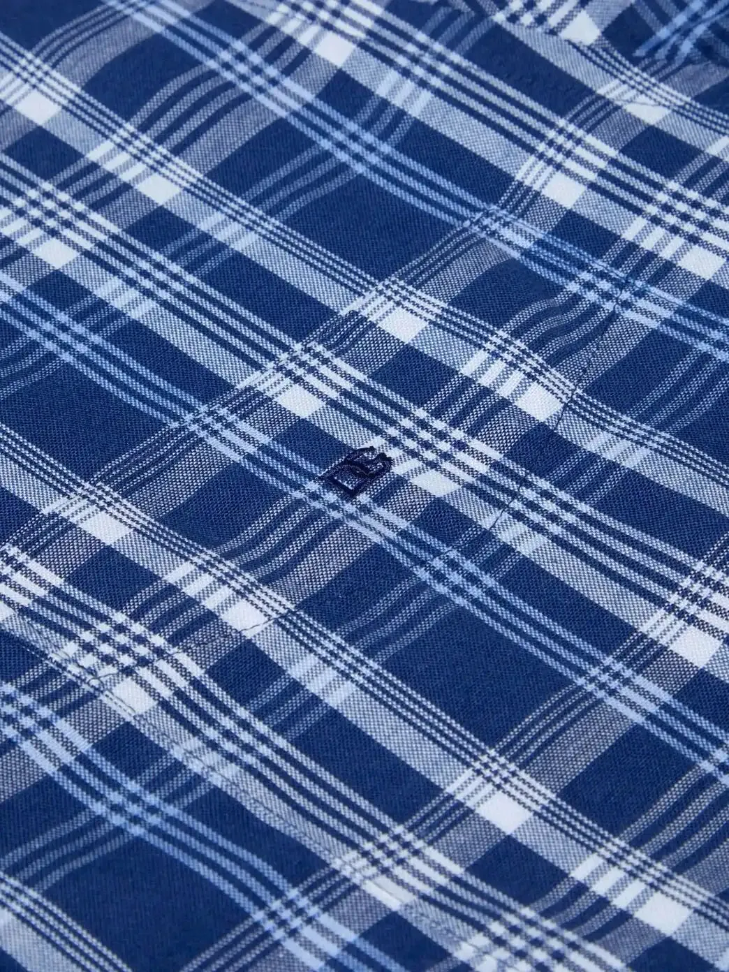 DG's Drifter Ivano Short Sleeve Check Shirt Navy