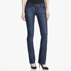 DL1961 Cindy Slim, Boot Cut Jeans, 4 Way Stretch, Dark Rinse, Size 28