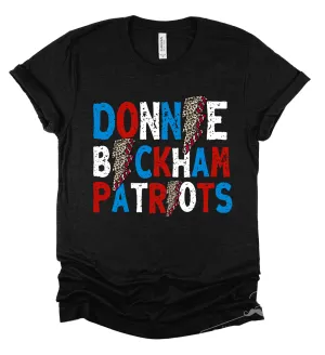 Donnie Bickham Patriots Lightning Bolt Soft Style School Tee