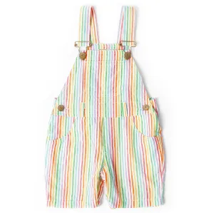 Dotty Dungarees Rainbow Dungaree Shorts - Retired
