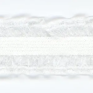 Double Frill Stretch #00 Ecru