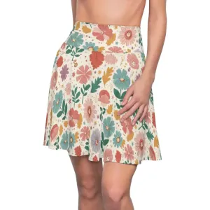 Effortlessly Stylish Pastel Flowers Skater