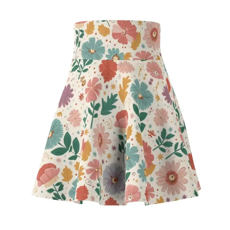 Effortlessly Stylish Pastel Flowers Skater