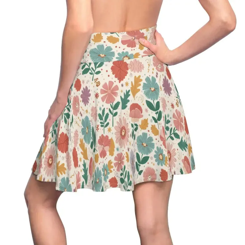 Effortlessly Stylish Pastel Flowers Skater
