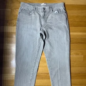 Eileen Fisher light gray organic cotton jeans sz 12, 34460 S16BD